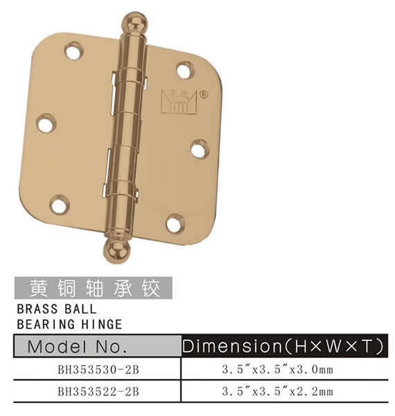 BRASS BALL BEARING HINGE 